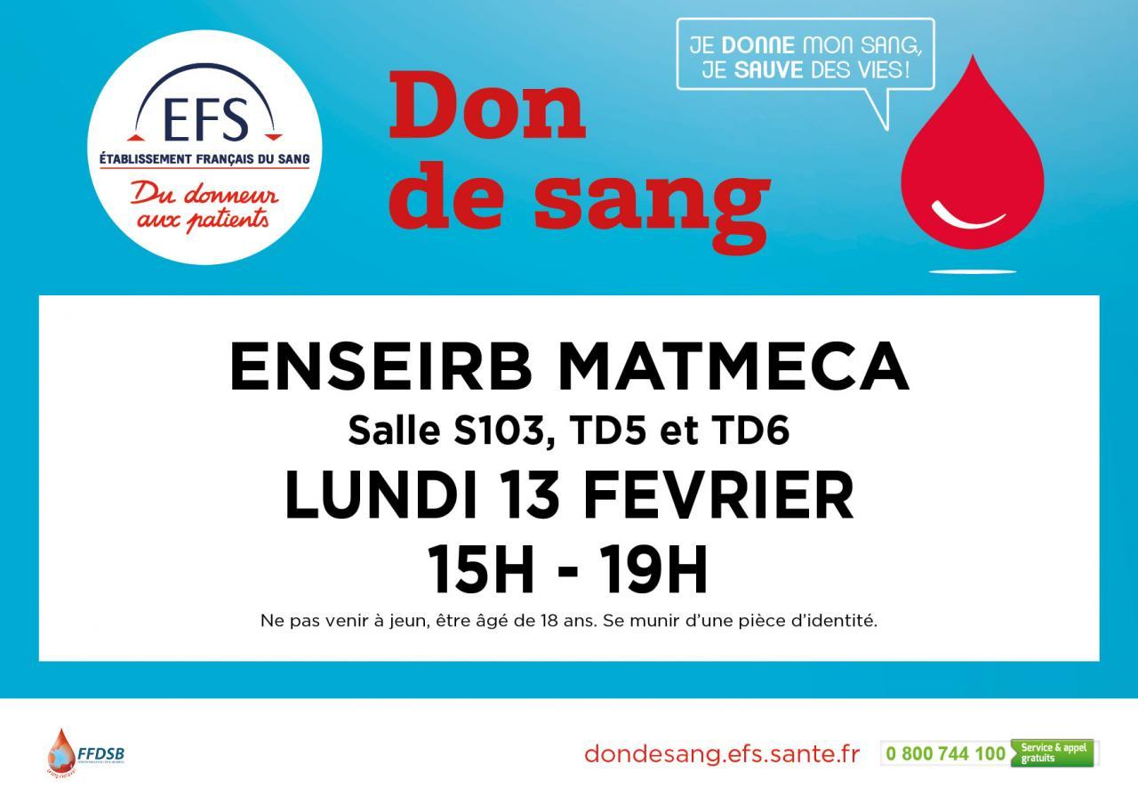 Don du sang EFS Don du sang