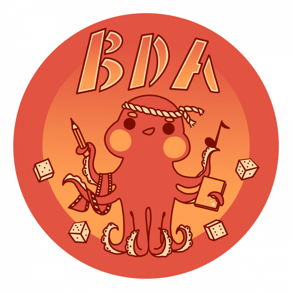 Logo du BDA, bureau des arts, de L'ENSC